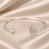 Witgouden armband met levensboom