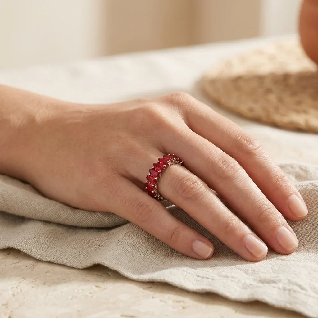 Roségouden ring