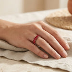 Roségouden ring