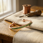 Patina koperen armband – handgemaakt van puur koper