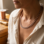 Cobble koperen ketting – handgemaakt van puur koper