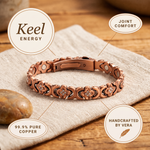 Keel koperen armband – afbeelding 3
