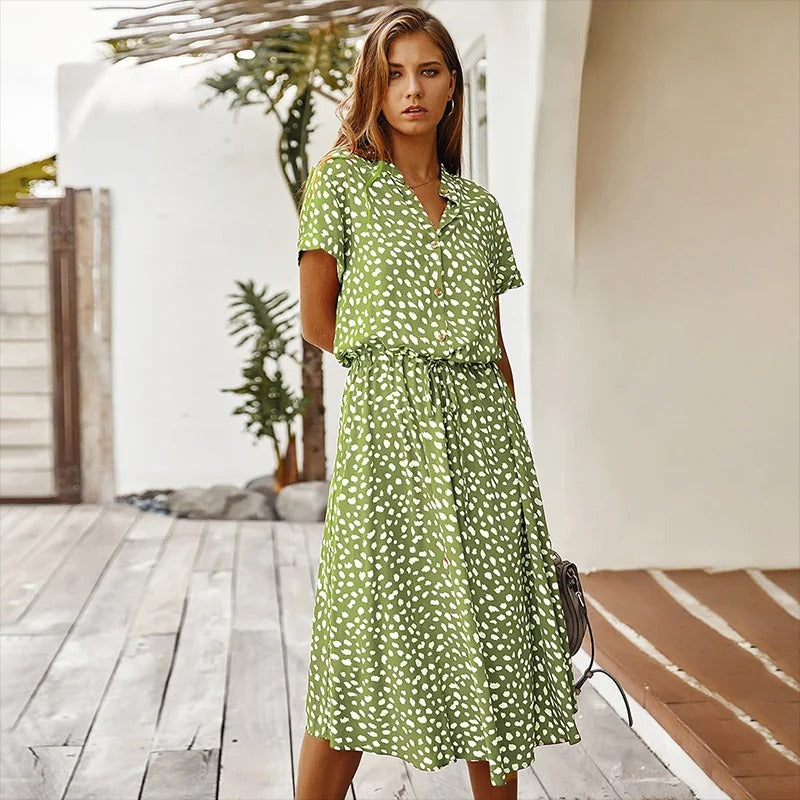 Faelina - Zomer jurk met print