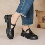 Wanda | Leren Mary Janes