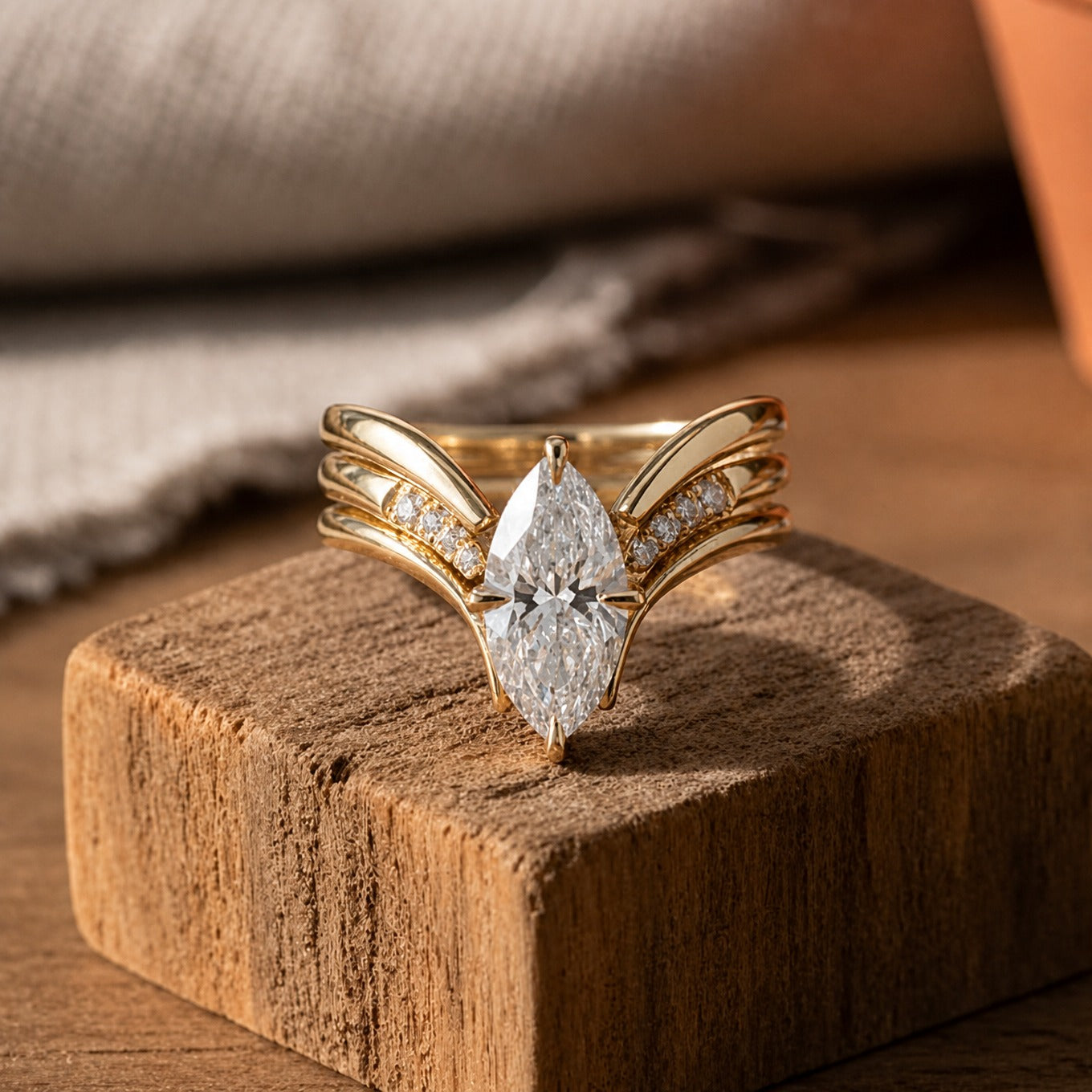 Gouden kroonring