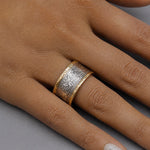 Tweekleurige kroonring