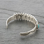 Zilveren retroarmband met steen