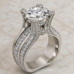 Opvallende ring met luxe kristallen