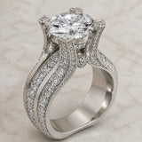 Opvallende ring met luxe kristallen