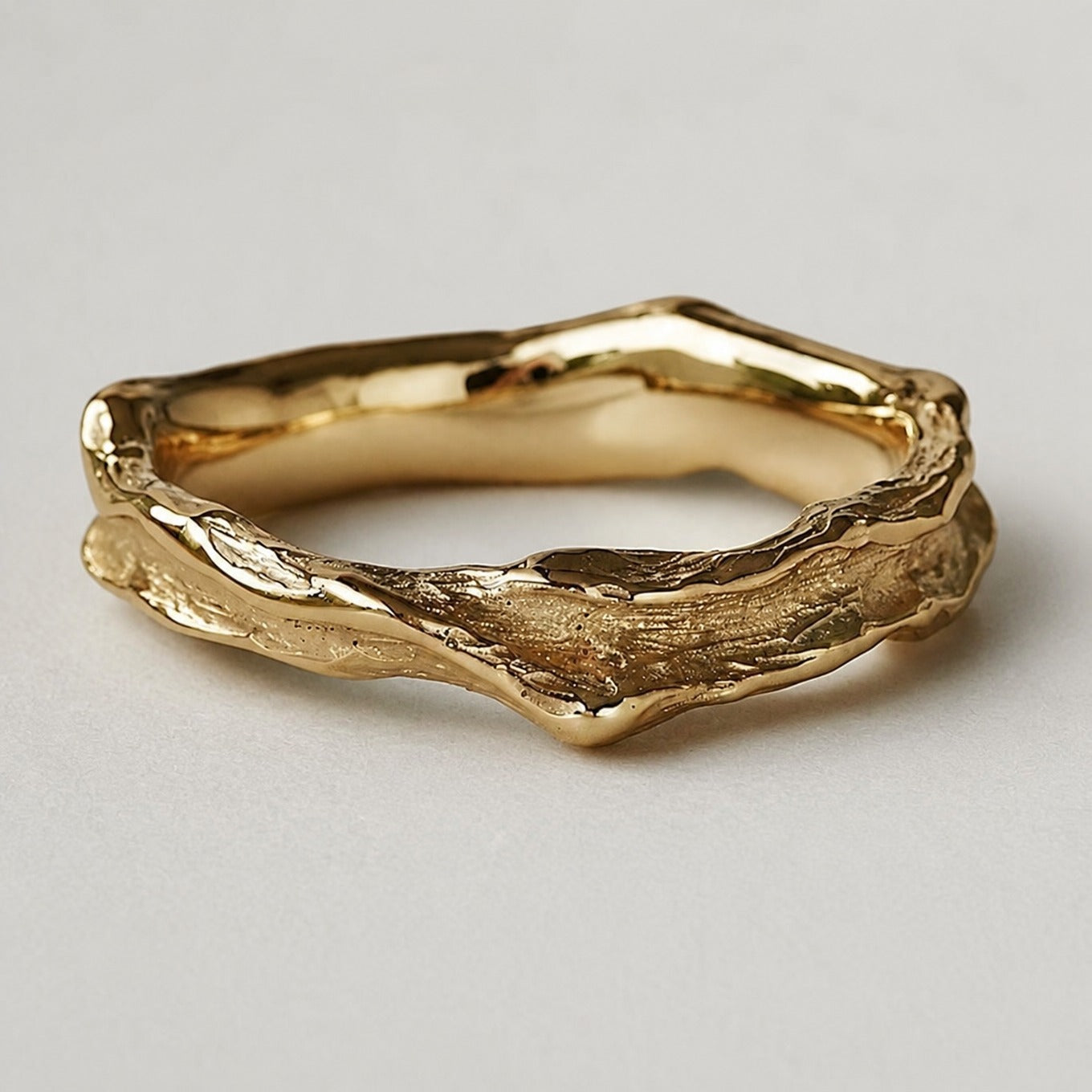 Tijdloze gouden ring